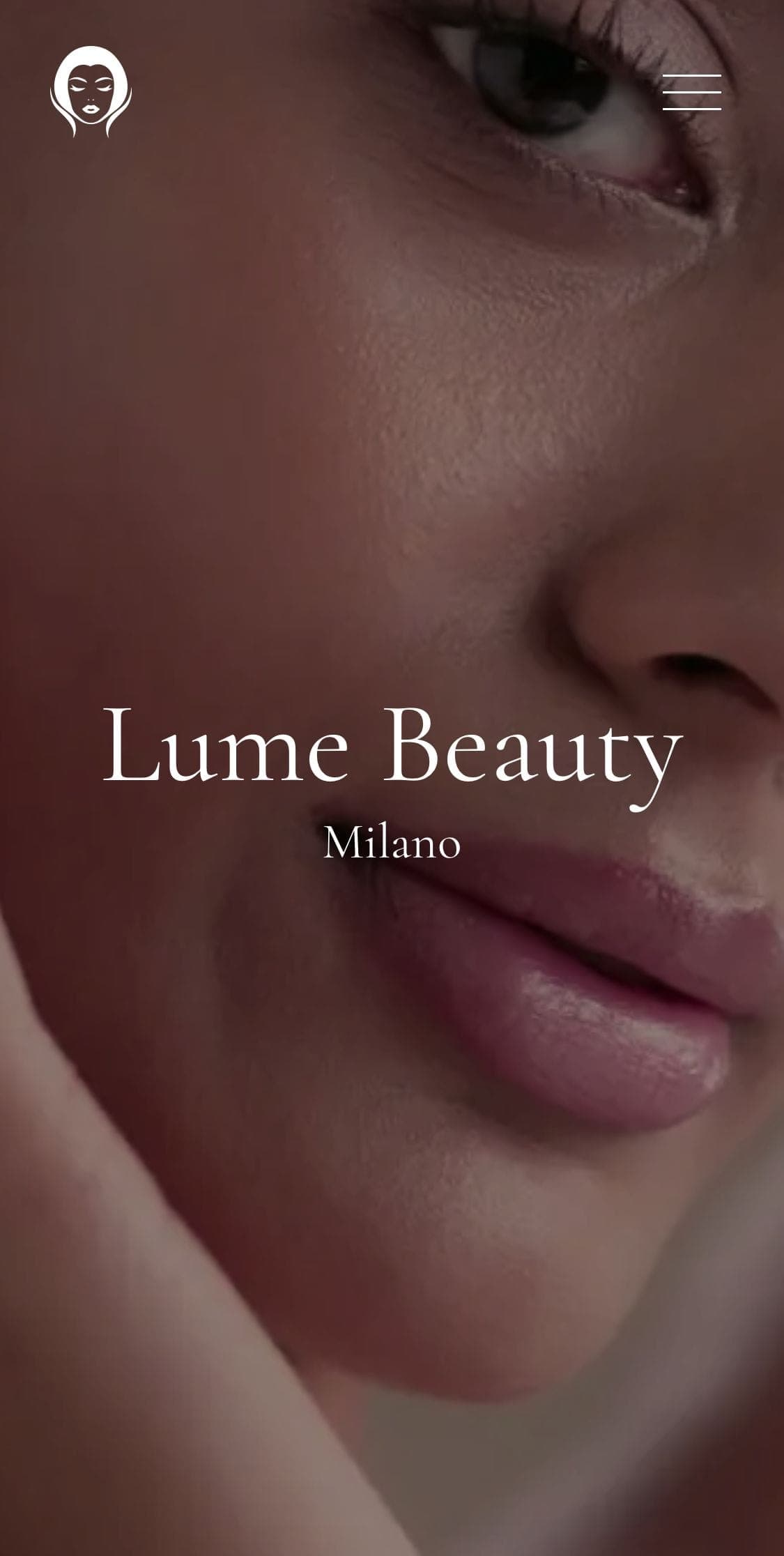 Sito Lume Beauty — centro estetico a Milano — mobile